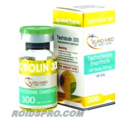 Testobolin 300 for sale | Testosterone Enanthate 300 mg per ml x 10ml vial | EURO-MED